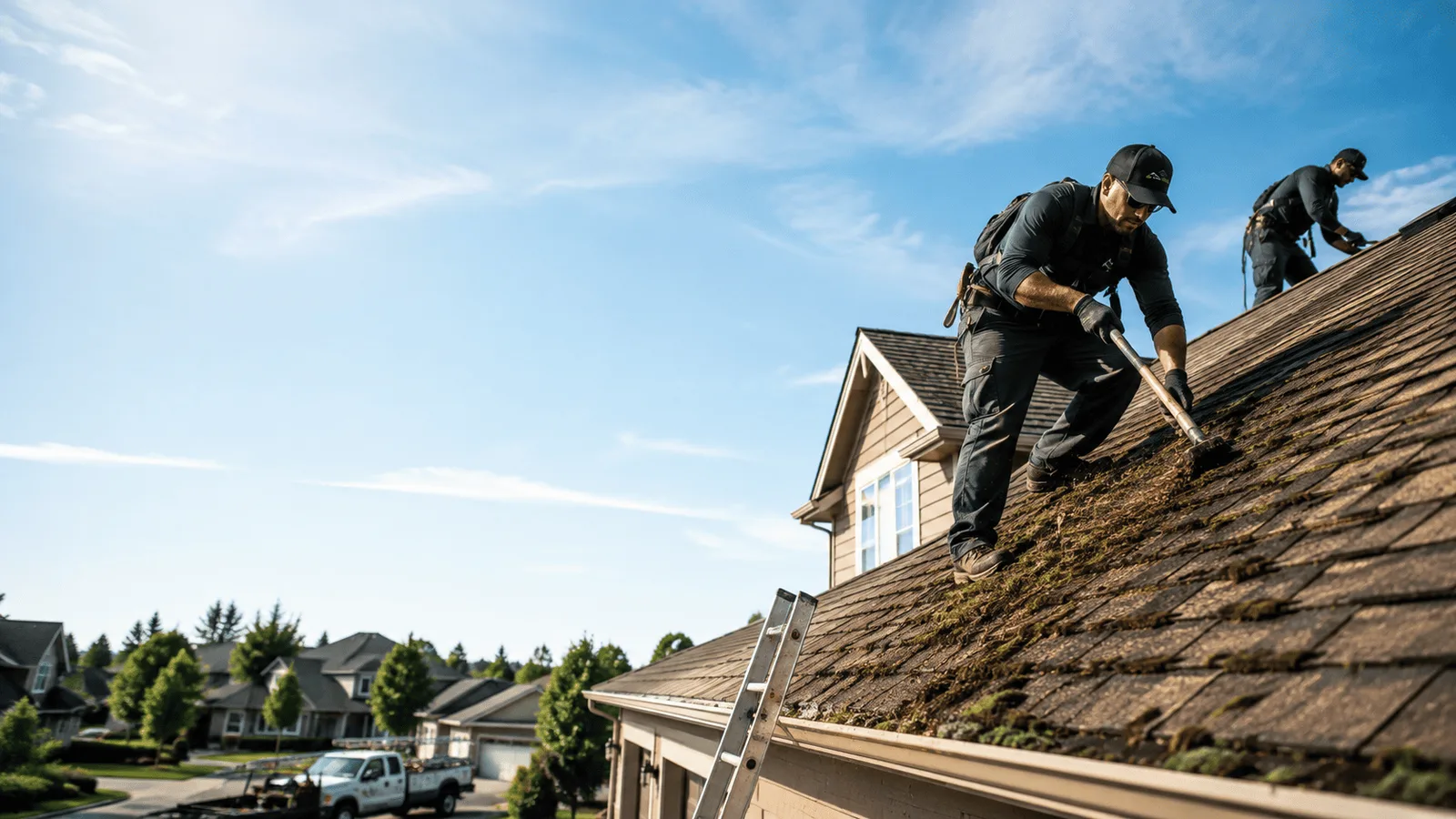 Roof Moss Removal in Utah near me